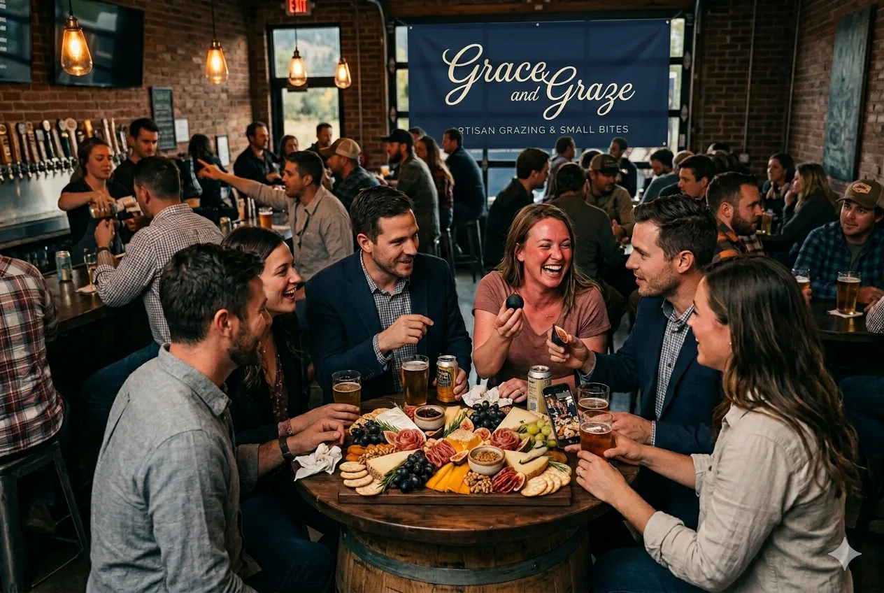 Grazing at the brewery
